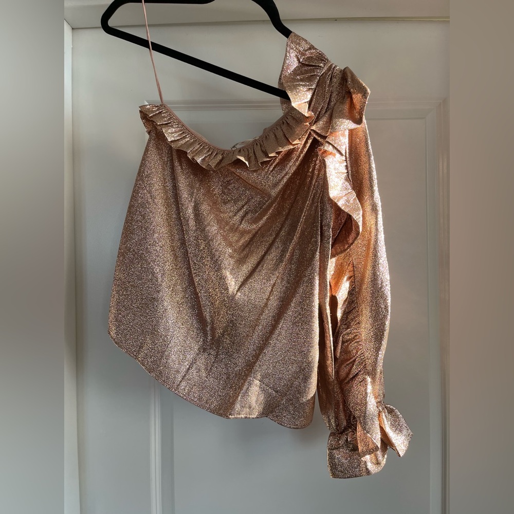 Ulla Johnson One Shoulder Ruffle Top - Picture 9 of 11